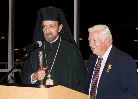 Metropolitan Gerasimos with Christo Pulos