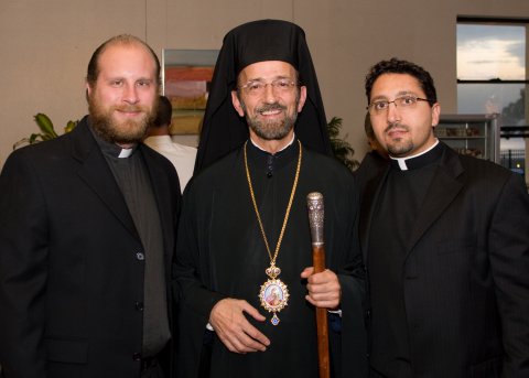 Metropolitan Gerasimos with Clergy of St. Demetrios Church